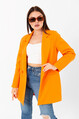 Düğmeli Oversize Orange Kruvaze Blazer Ceket